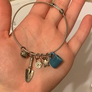 Bangle charm bracelet